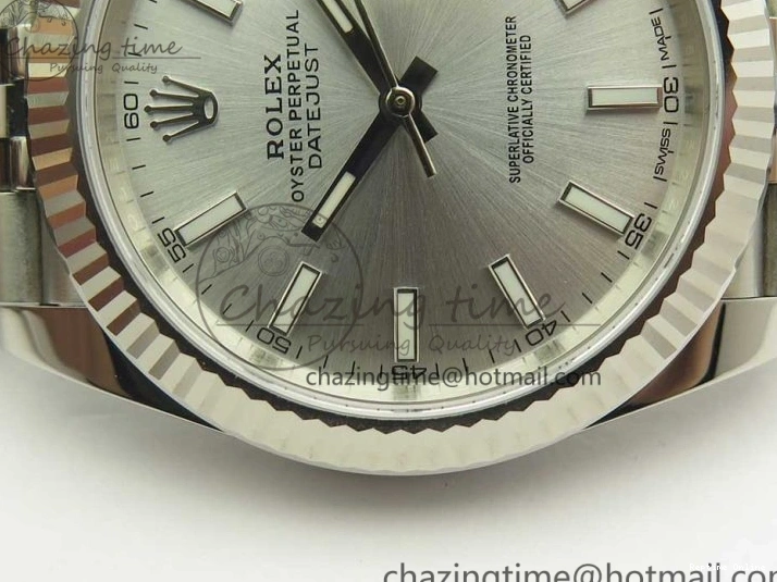 0109 Casual DateJust 41 126334 904L SS DJF 1:1 Best Edition Silver Dial on Jubilee Bracelet A 3298